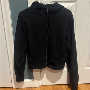 Black Zip-Up Hoodie